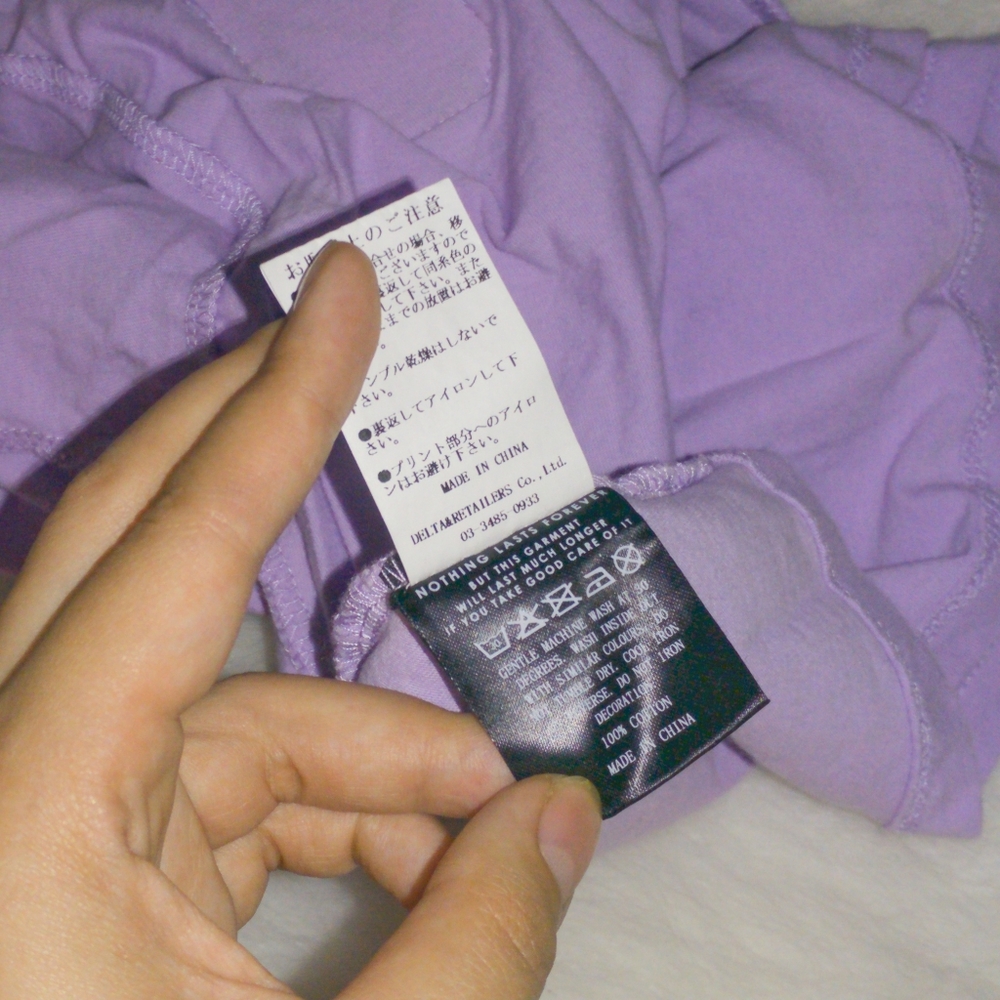 Lazy Oaf Bad Breath Purple T-shirt - Picture 4 of 4